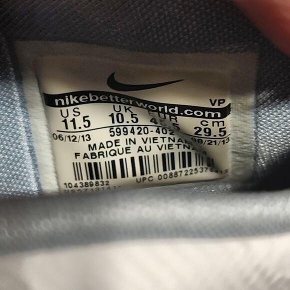 Nike Hyperdunk 2013 Basketball Shoes Size 11.5 ID 599420-402 - Picture 13 of 14